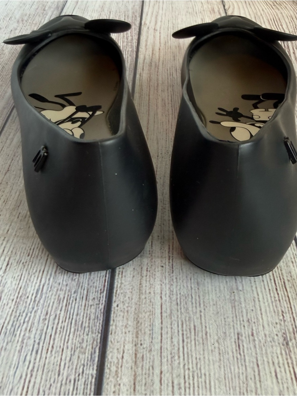 MELISSA Disney Mickey Mouse Black Ballet Shoes 6 - Picture 4 of 6